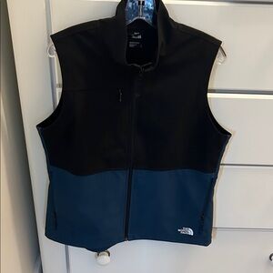The North Face Black and Blue Vest